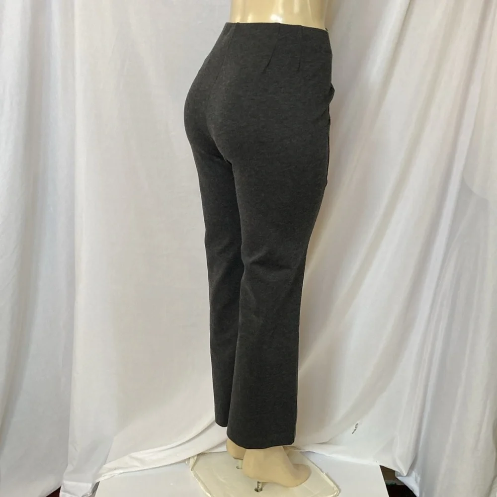 Lane Bryant Ponte Pants Charcoal Dark Gray Size 14/16 Petite Straight Leg NWT - Picture 5 of 8